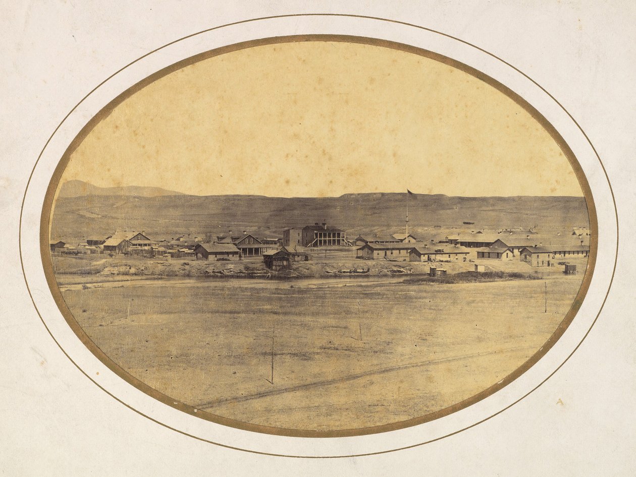फोर्ट लारमी, व्योमिंग, सीए। 1866. द्वारा रिडगवे ग्लोवर