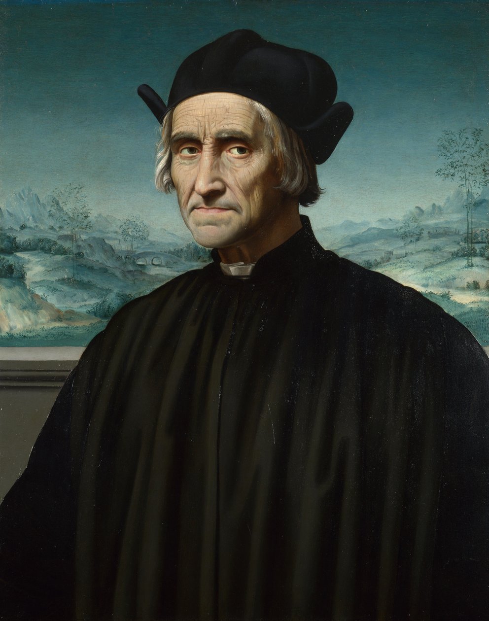 1515 और 1520 के बीच जिरोलमो बेनिवेनी का पोर्ट्रेट 1453-1542 द्वारा रिडोल्फो घिरालंदियो