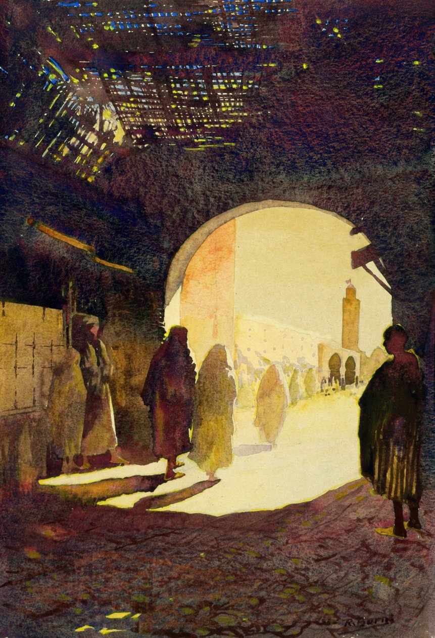 फ़ेज़, द गोल्डन आवर, 1920 (wc) द्वारा रॉबर्ट बर्न्स