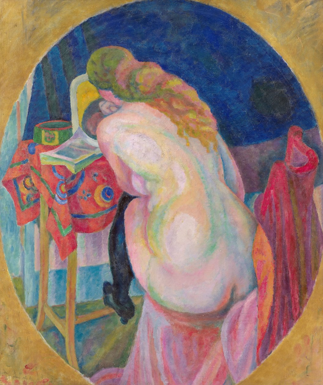 न्यूड महिला पढ़ रही है द्वारा रॉबर्ट Delaunay