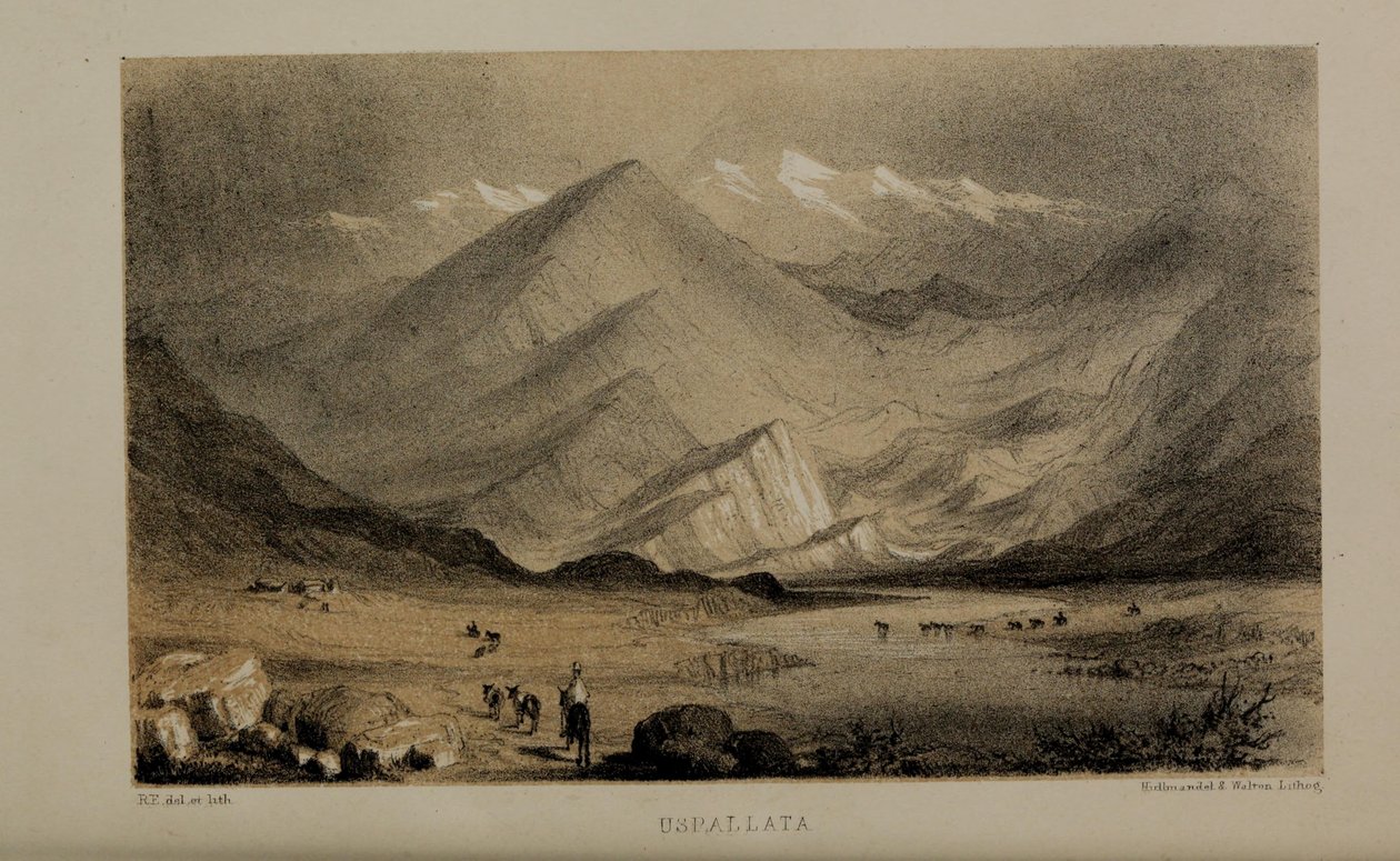 नोस्पाल के एक अमीर युवा ब्रिटिश सज्जन, रॉबर्ट एल्वेस (1819-1878) द्वारा उसपलाटा, वाटर कलर पेंटिंग द्वारा रॉबर्ट एल्वेस