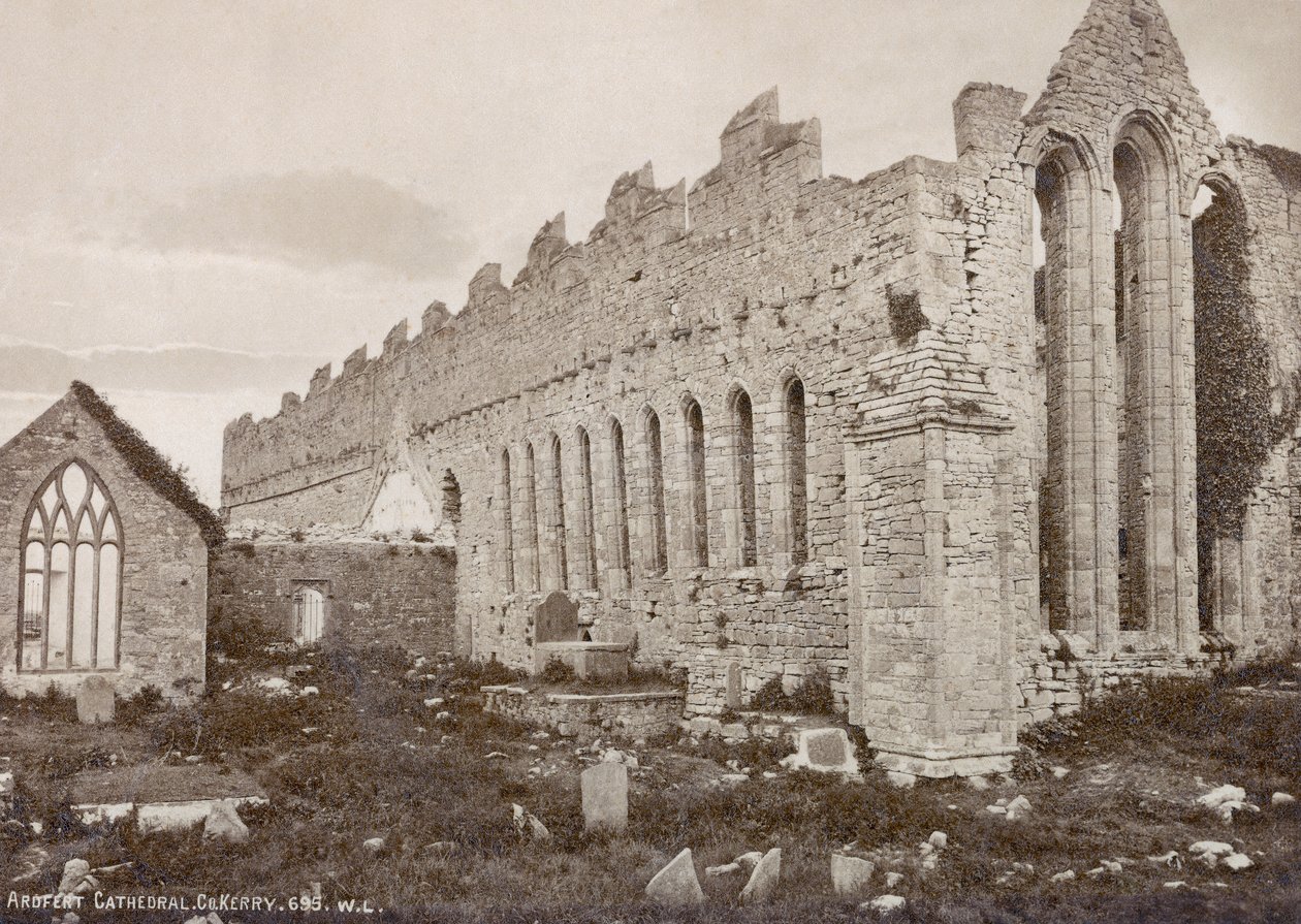 विलियम लॉरेंस फोटोग्राफिक स्टूडियो, c.1880s (सेपिया फोटो) के लिए रॉबर्ट फ्रेंच द्वारा फोटो खिंचवाए गए अर्फ़्रेड कैथेड्रल द्वारा रॉबर्ट फ्रेंच