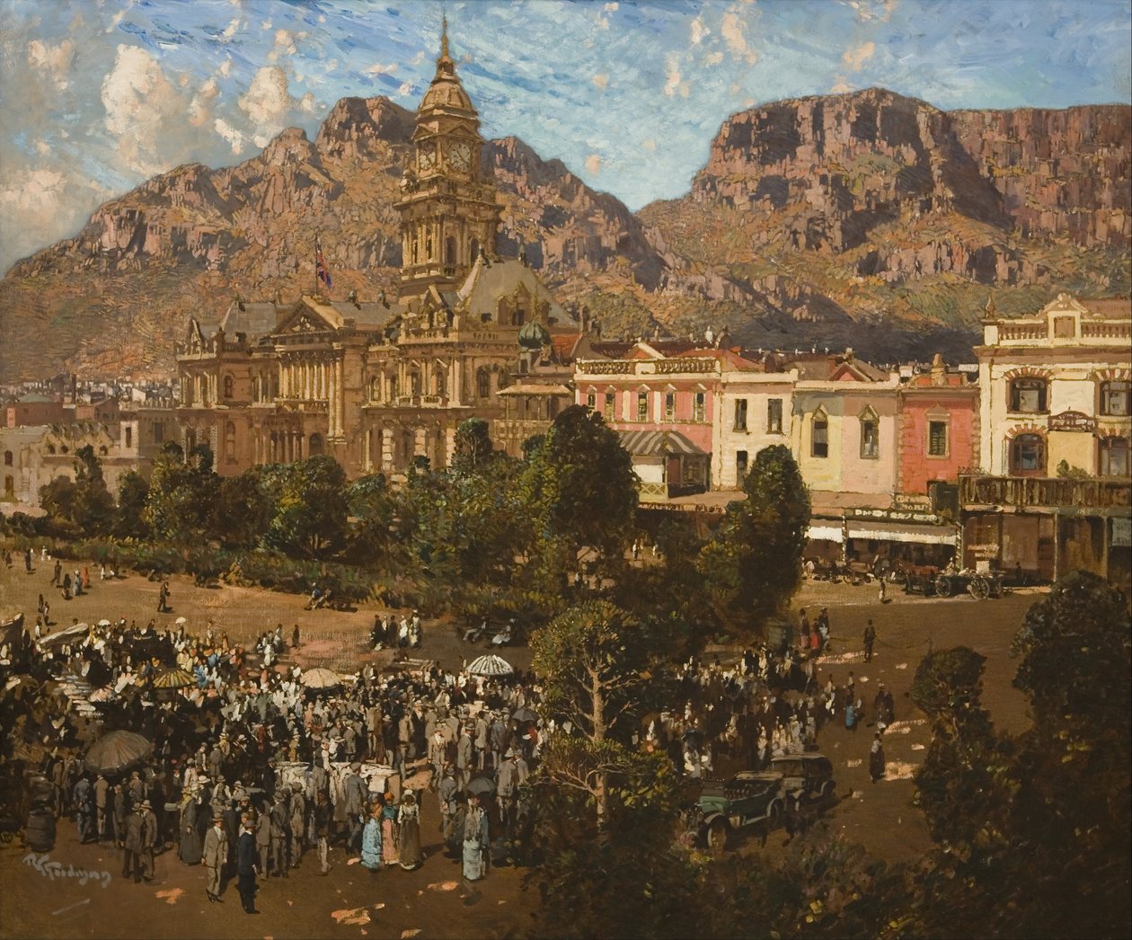 सिटी हॉल, केप टाउन 1917 द्वारा रॉबर्ट गेलो गुडमैन
