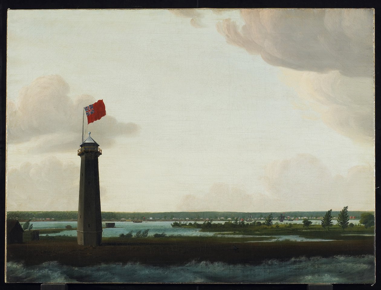 यॉर्क, ओंटारियो, 1820 का दृश्य द्वारा रॉबर्ट इरविन