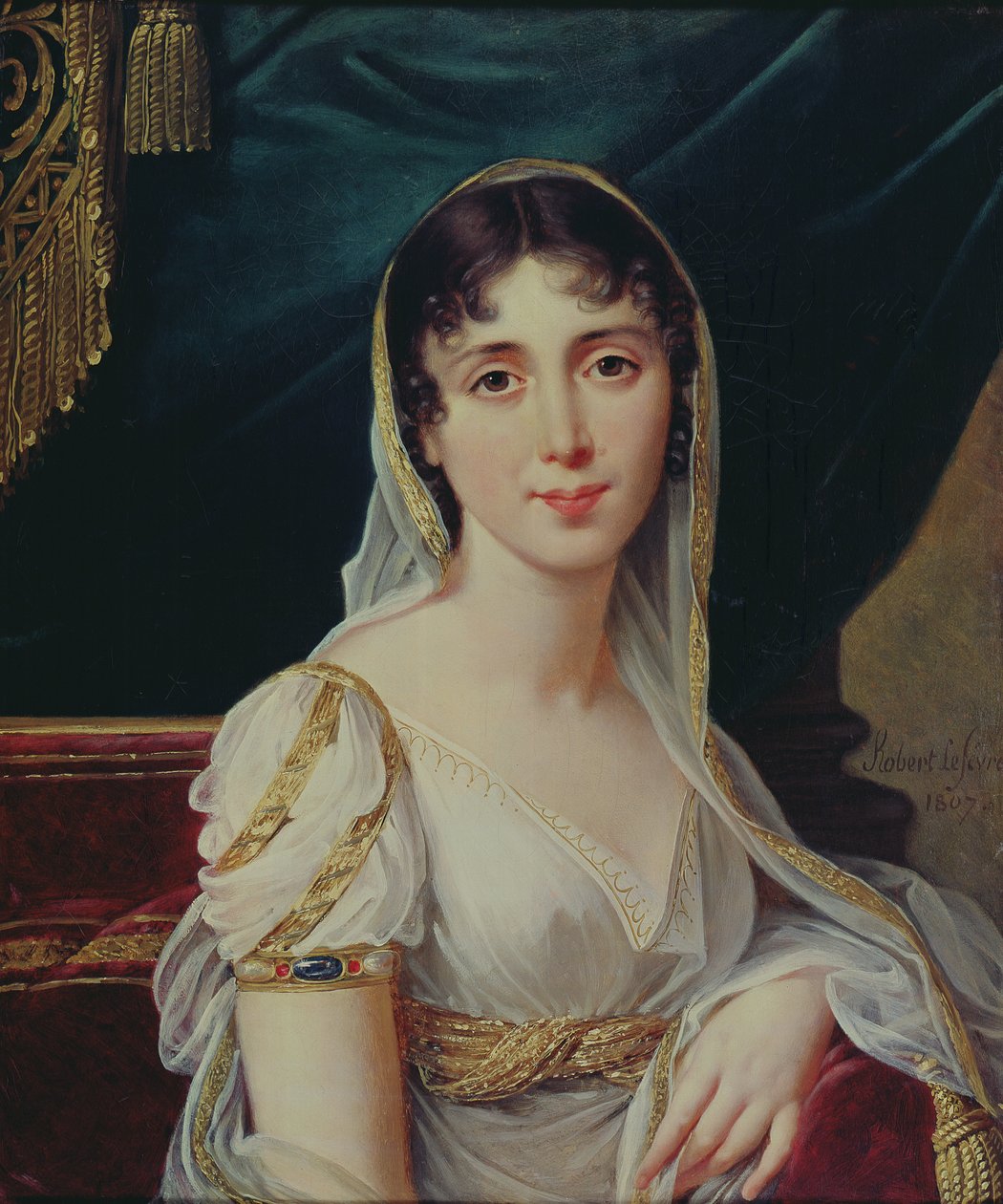Desiree Clary (1781-1860) स्वीडन की रानी, 1807 द्वारा रॉबर्ट लेफ़ेवरे