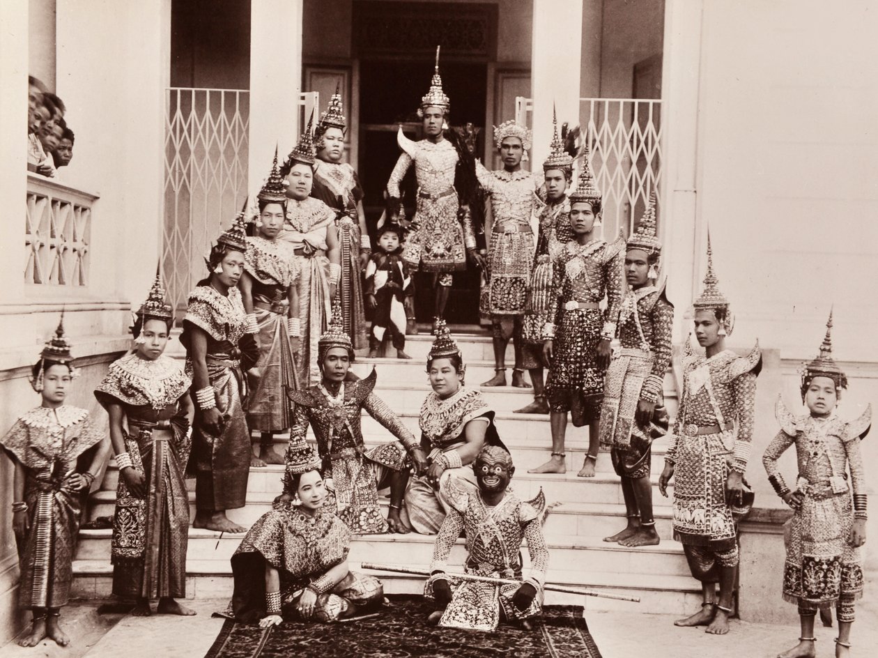 थाई क्लासिकल डांसर, c.1900 द्वारा रॉबर्ट लेनज़