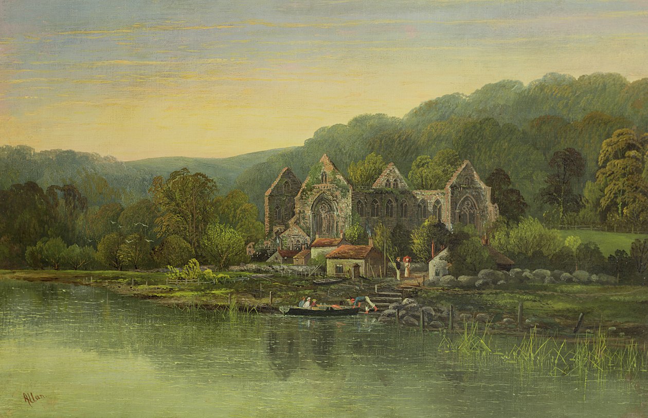 नदी पर अभय अभय, c.1880 द्वारा रॉबर्ट वियर एलन