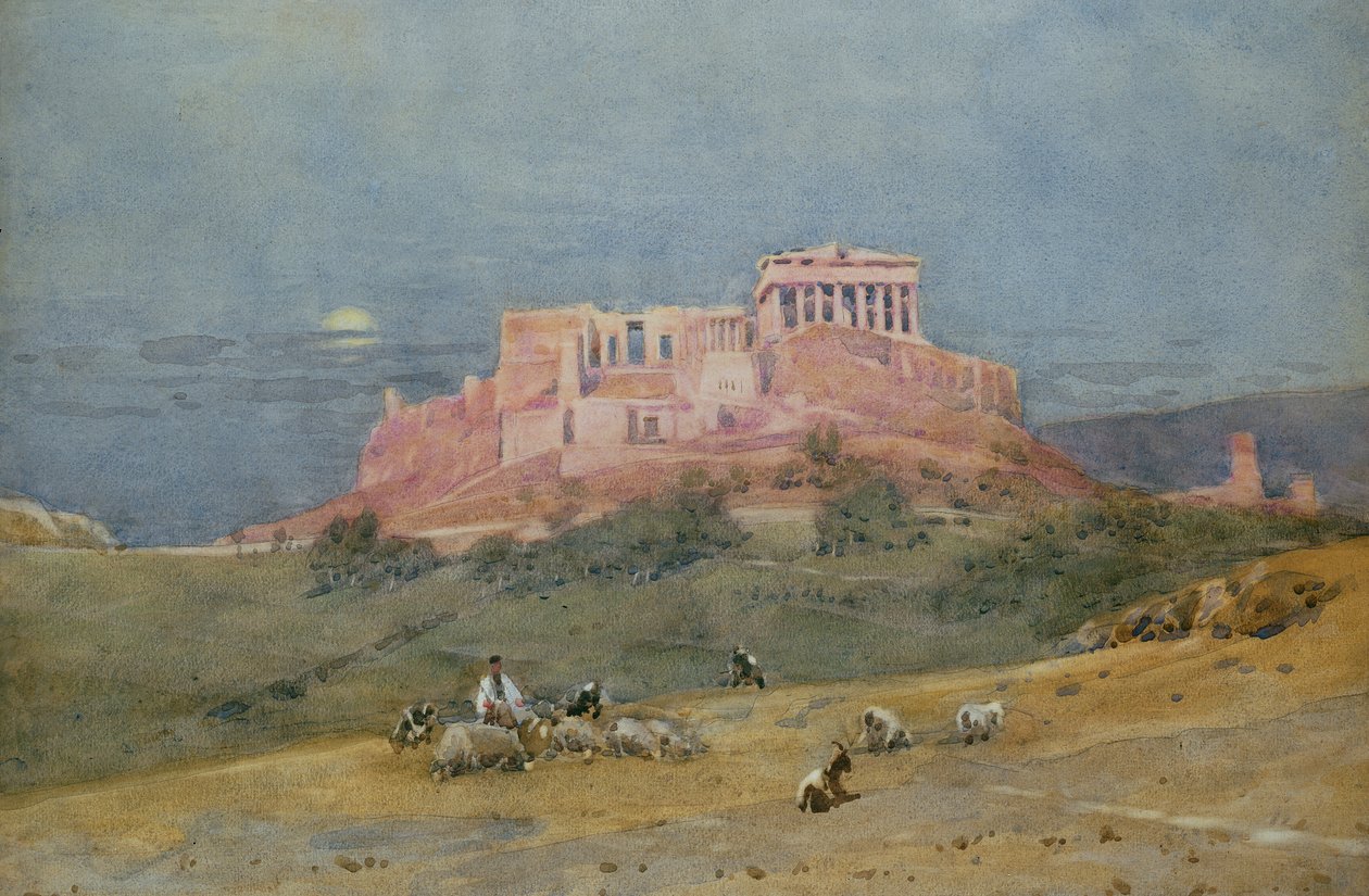 द एक्रोपोलिस, c.1885 द्वारा रॉबर्ट वियर एलन