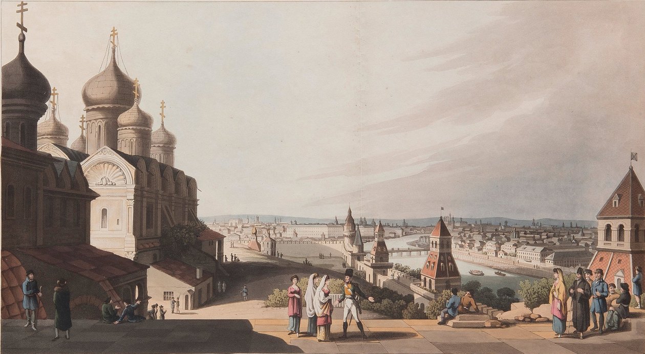 मॉस्को, 1816 द्वारा रॉबर्ट बाउयर