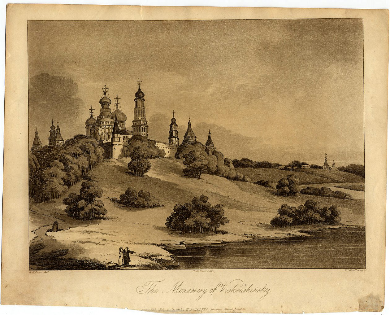 न्यू जेरूसलम मठ, 1809 द्वारा रॉबर्ट कैर पोर्टर