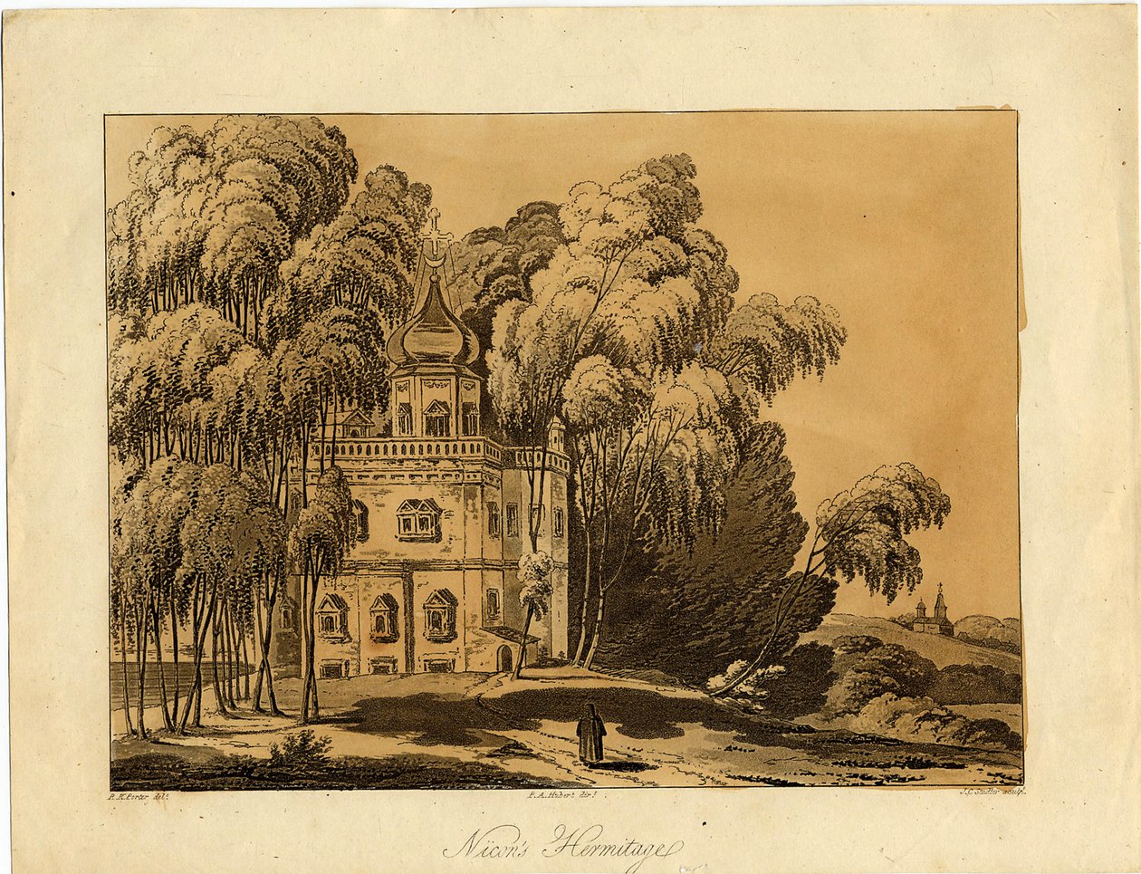 न्यू जेरूसलम मठ, 1809 द्वारा रॉबर्ट कैर पोर्टर