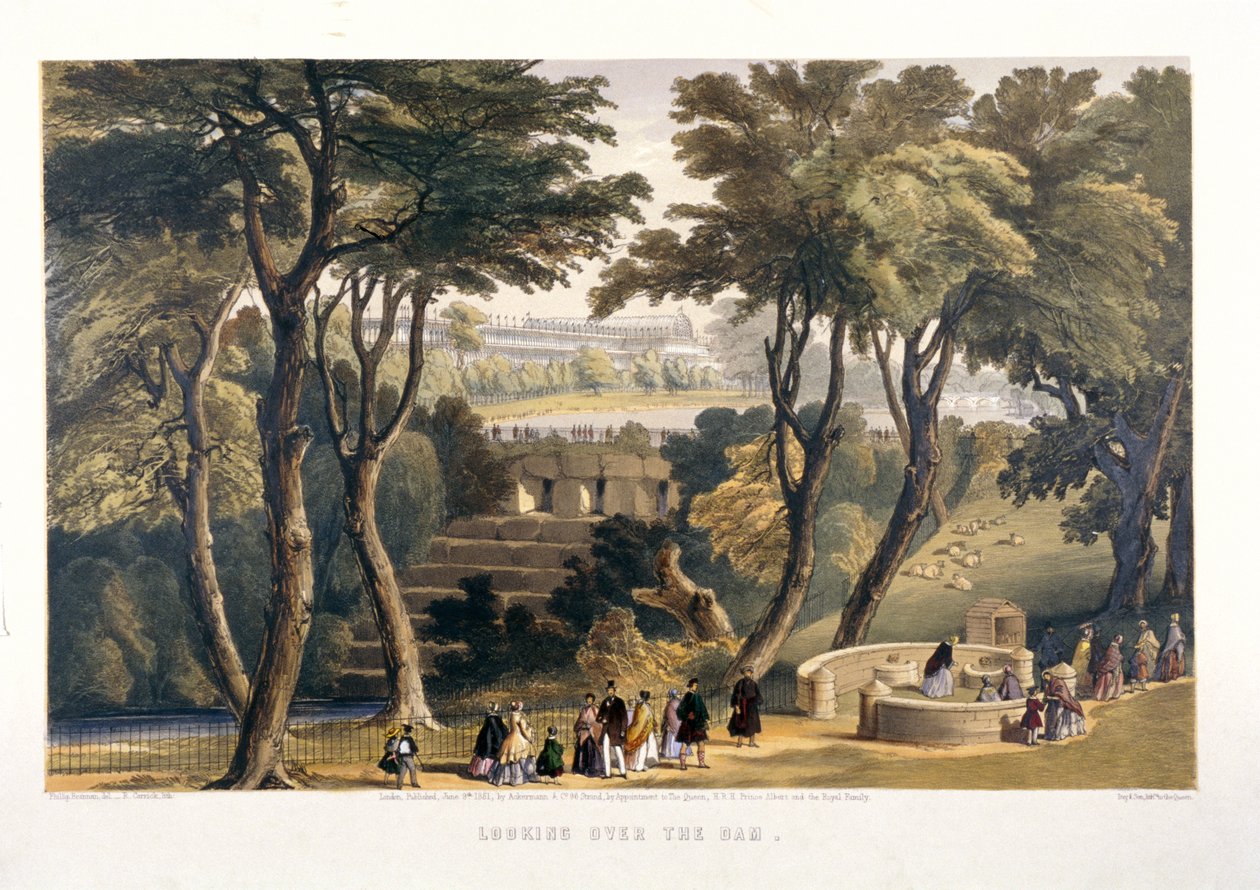 बांध के ऊपर देख रहे हैं, 1851 द्वारा रॉबर्ट कैरिक