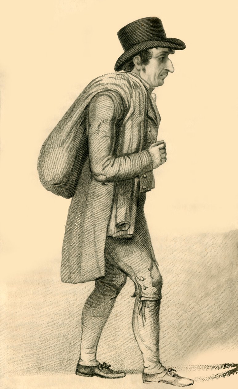 हेनरी लेमोइन, सनकी बुकसेलर और लेखक, 1822। द्वारा रॉबर्ट कूपर