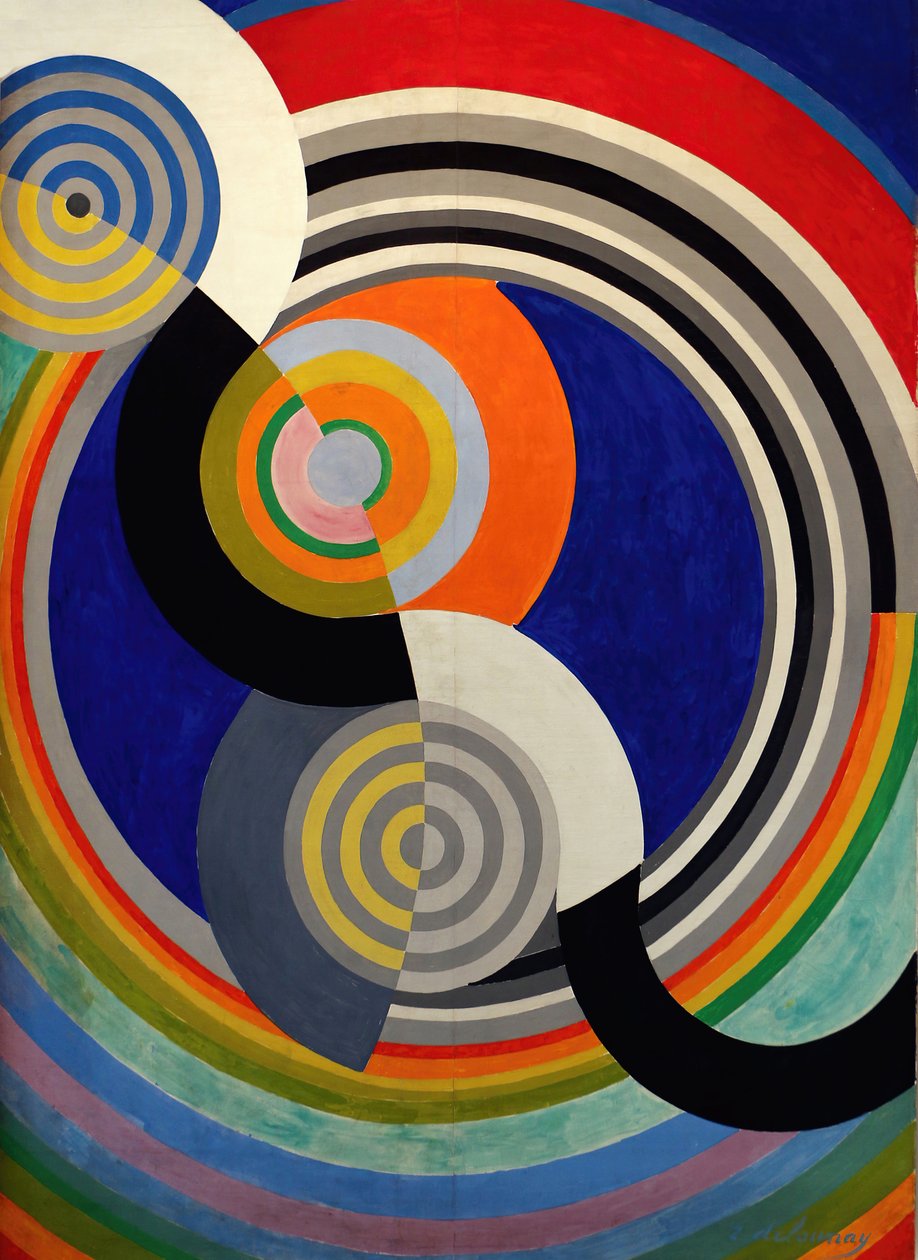 रिदम n°2, ट्यूलरीज सैलून के लिए सजावट, 1938। द्वारा रॉबर्ट Delaunay