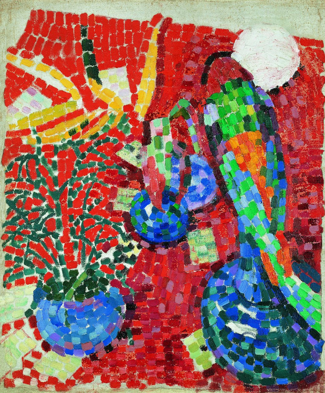 स्टिल-लाइफ विद ए पैरट, 1907 द्वारा रॉबर्ट Delaunay