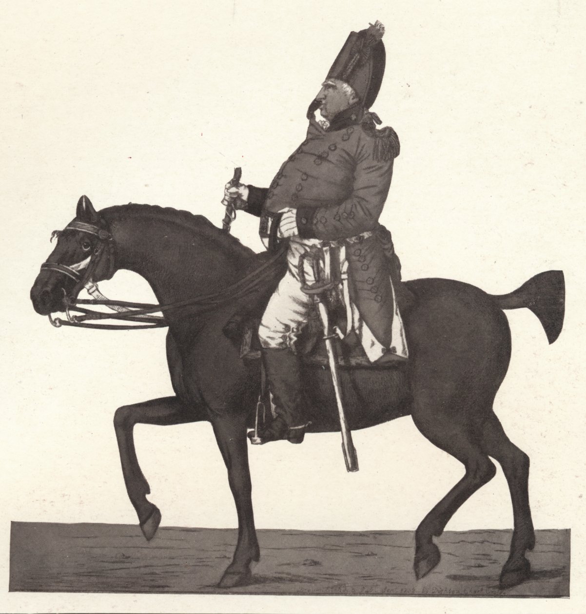 ओल्ड इंग्लैंड द वेल्श 41 वीं रेजिमेंट का एक सामान्य दृश्य, 1770-1810, 1909 द्वारा रॉबर्ट डाइटन
