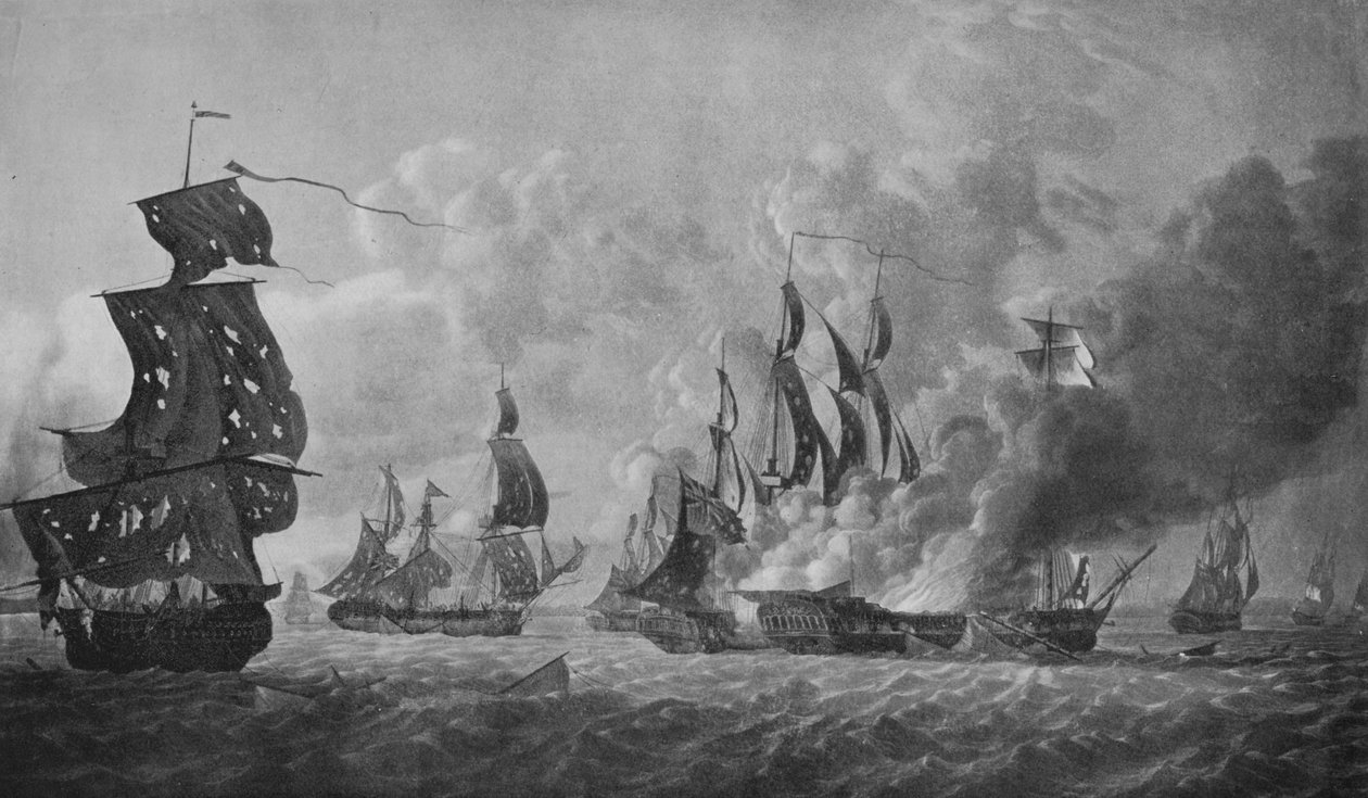 सेंट जॉर्जेस डे, 1794, c1795 द्वारा रॉबर्ट डोड