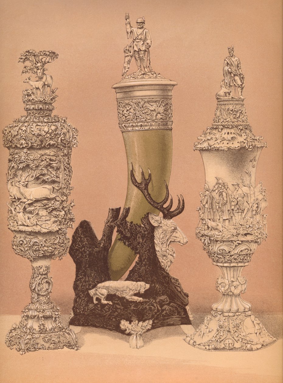 आइवरी नक्काशी, 1893। द्वारा रॉबर्ट डडली