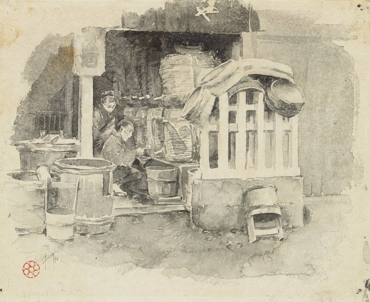 जहां सैक सोल्ड है, 1890 द्वारा रॉबर्ट फ्रेडरिक ब्लम