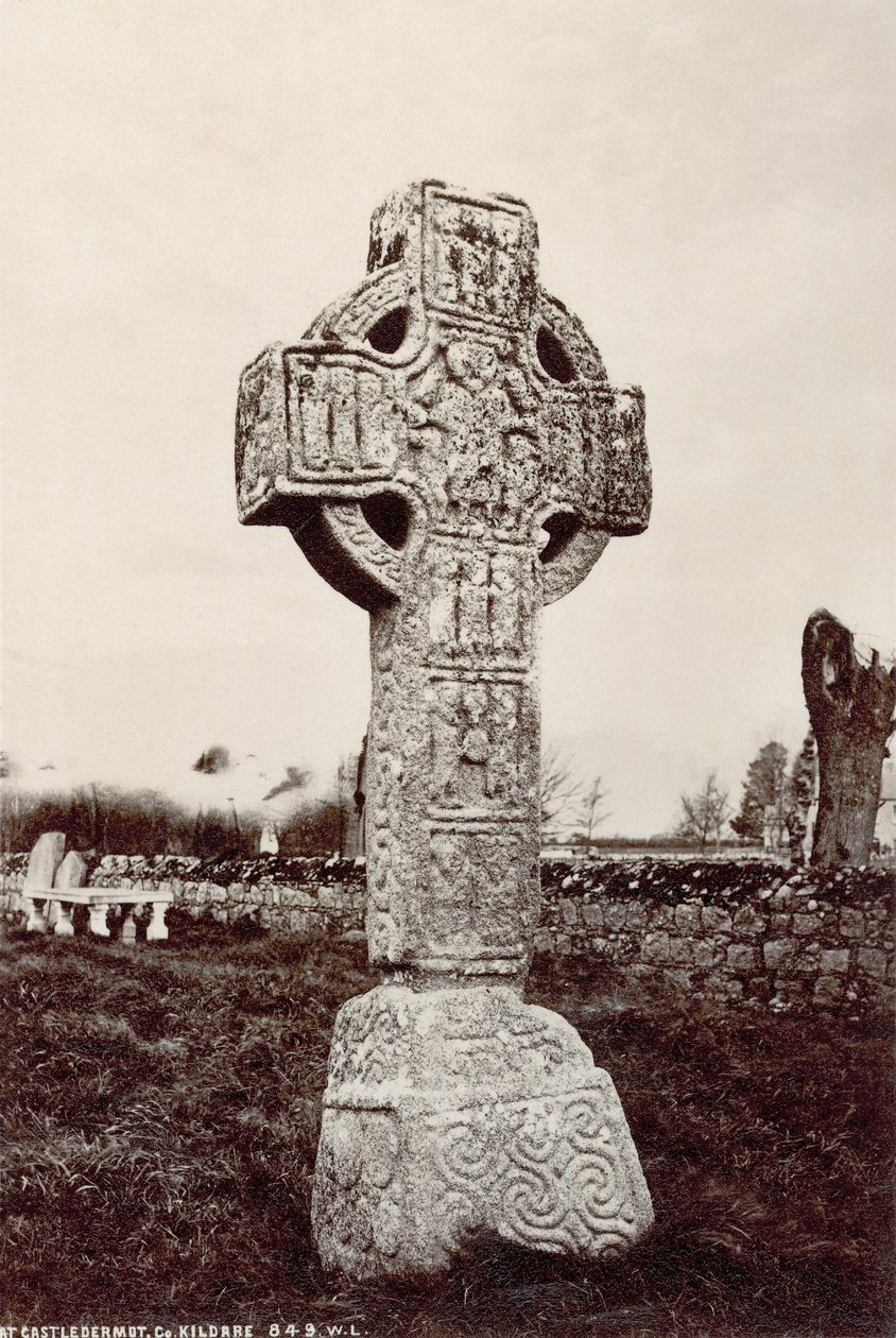 Castledermot में उत्तरी उच्च क्रॉस, कं Kildare, आयरलैंड द्वारा रॉबर्ट फ्रेंच