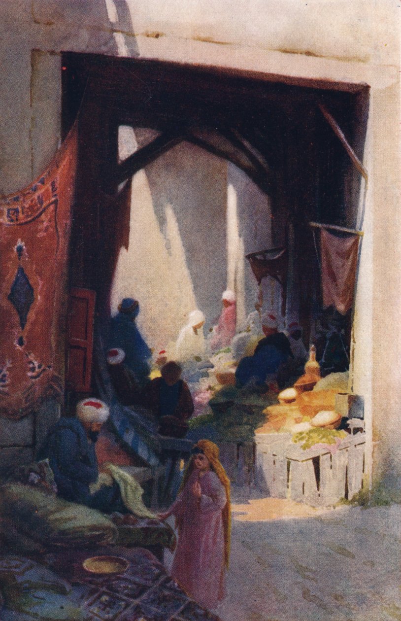 ए बाज़ार, सी 1880, 1904 द्वारा रॉबर्ट जॉर्ज टैलबोट केली