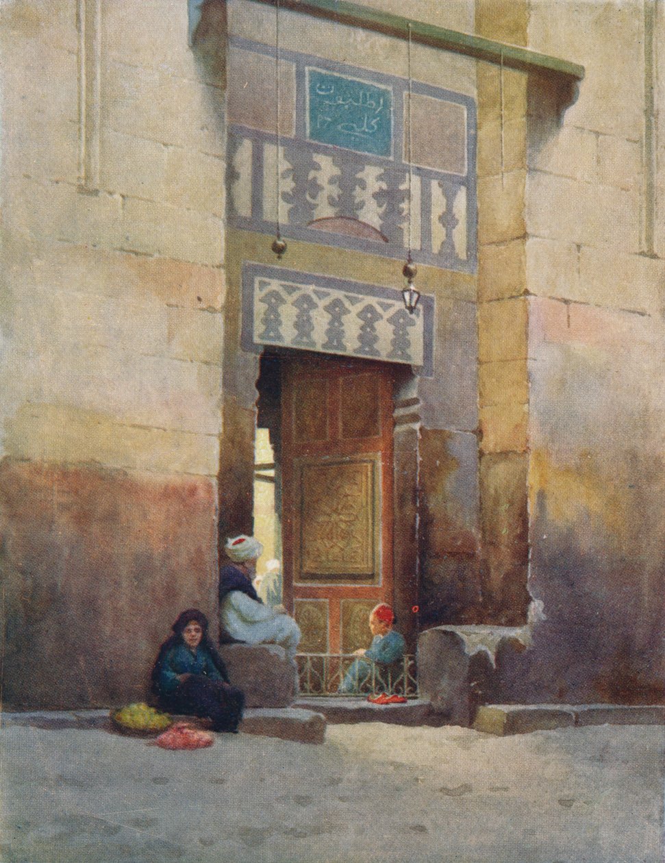 ए मस्जिद डोर, काहिरा, सी 1880, 1904 द्वारा रॉबर्ट जॉर्ज टैलबोट केली