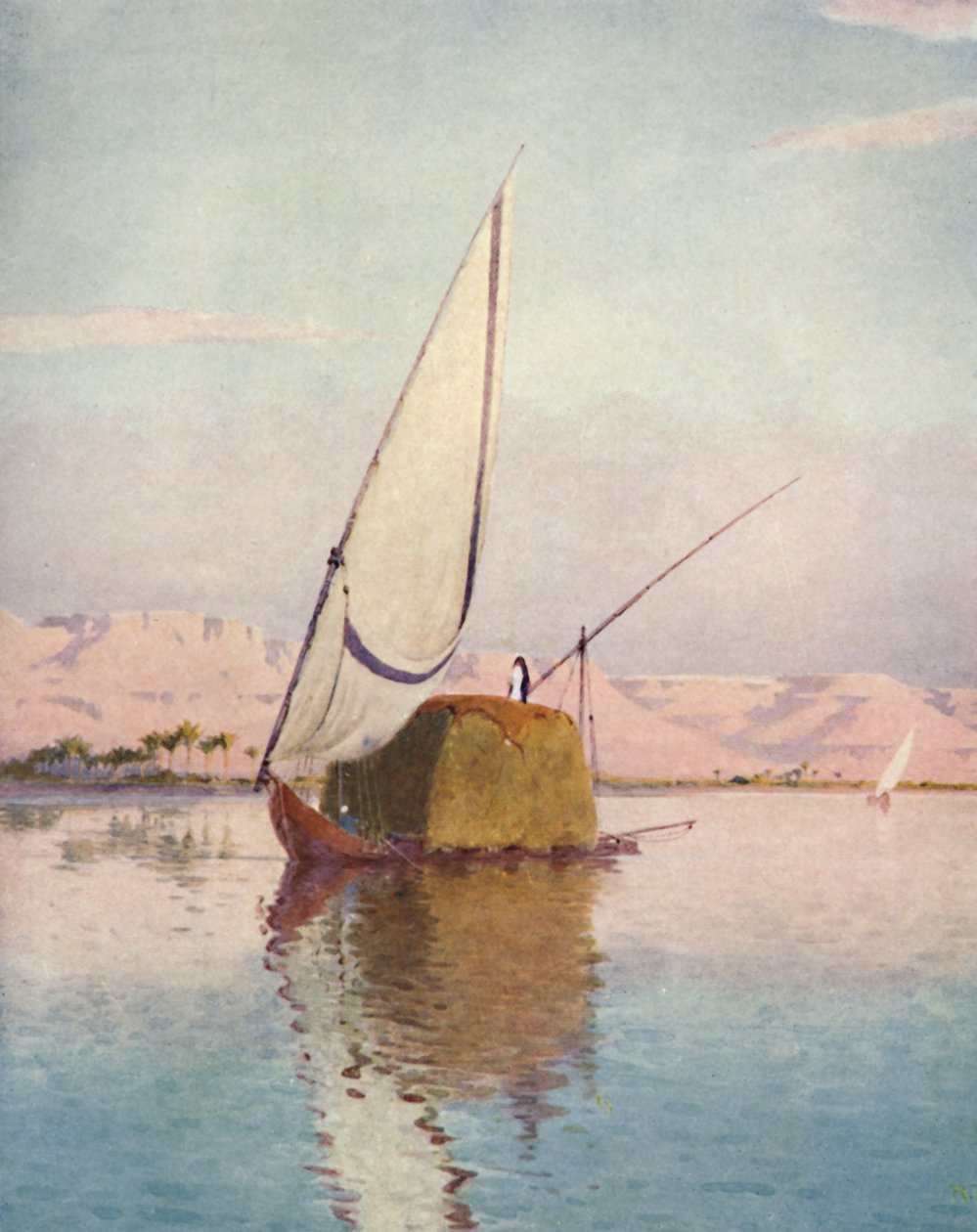 नील पर एक टिबिन बोट, c1880, 1904 द्वारा रॉबर्ट जॉर्ज टैलबोट केली
