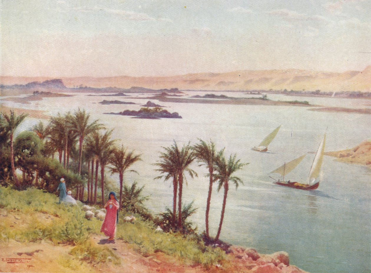 एलिफेंटाइन द्वीप से पहला मोतियाबिंद, c1880, 1904 द्वारा रॉबर्ट जॉर्ज टैलबोट केली