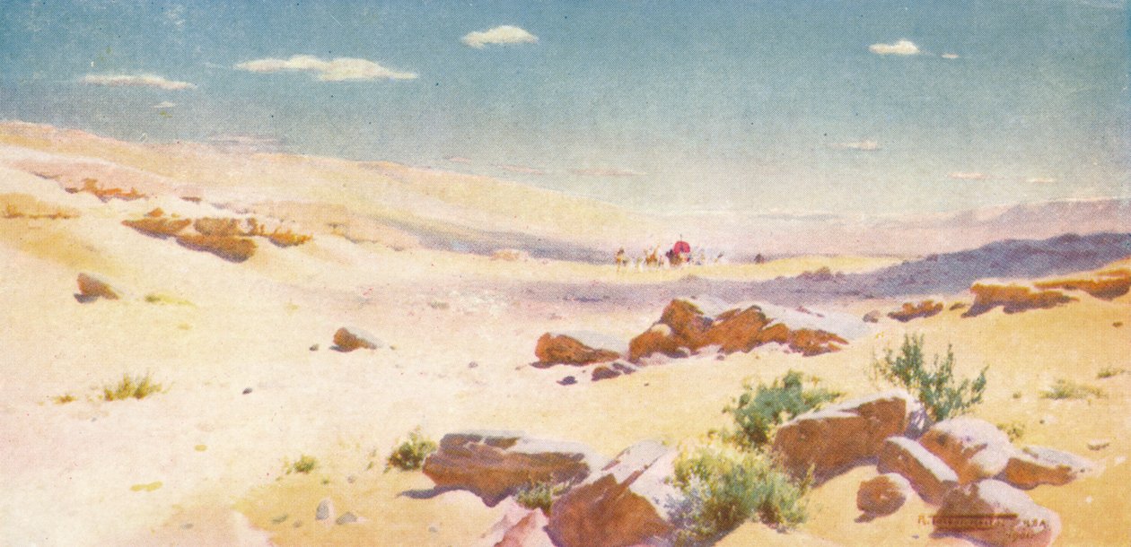 एक बंजर और सूखी भूमि में, जहां पानी नहीं है, c1880, 1904 द्वारा रॉबर्ट जॉर्ज टैलबोट केली