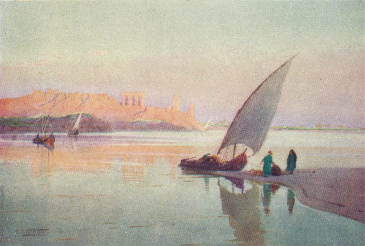 कोम ओम्बोस, सी 1880, 1904 द्वारा रॉबर्ट जॉर्ज टैलबोट केली