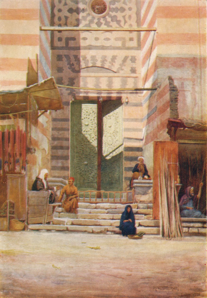 एल-मरिस्तान एल-कैलून के कांस्य द्वार, c1880, 1904 द्वारा रॉबर्ट जॉर्ज टैलबोट केली