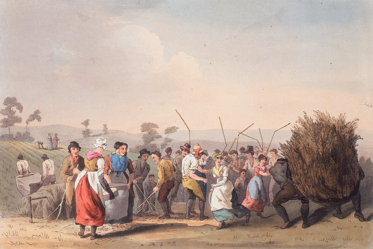 रेप थ्रेशिंग, 1 नवंबर 1813 द्वारा रॉबर्ट हेवेल