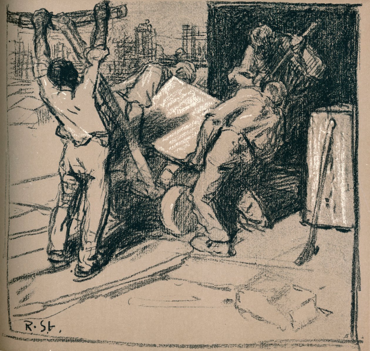 क्वारीमेन, c1900 1902 द्वारा रॉबर्ट हरमन स्टर्ल