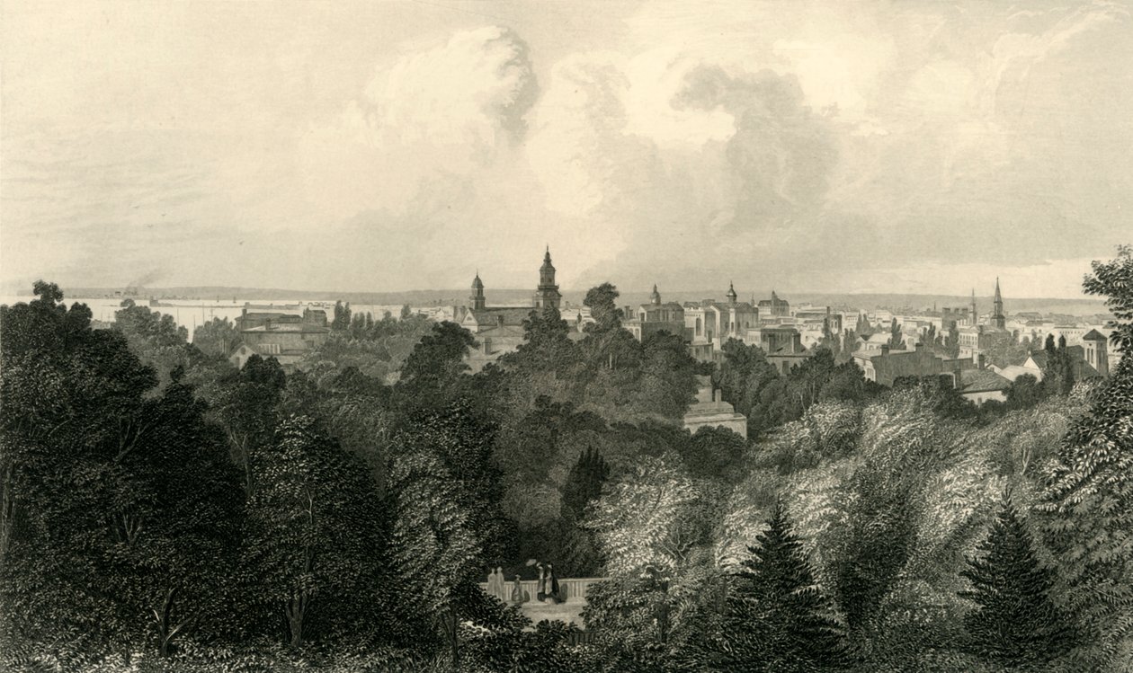 मिल्वौकी शहर, 1874। द्वारा रॉबर्ट हिंसेलवुड