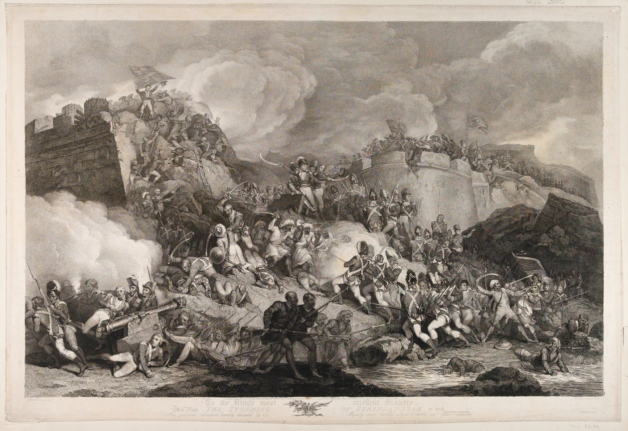 ; द स्टॉर्मिंग ऑफ ऑउटफेंटिम्स, 1799 द्वारा रॉबर्ट केर पोर्टर
