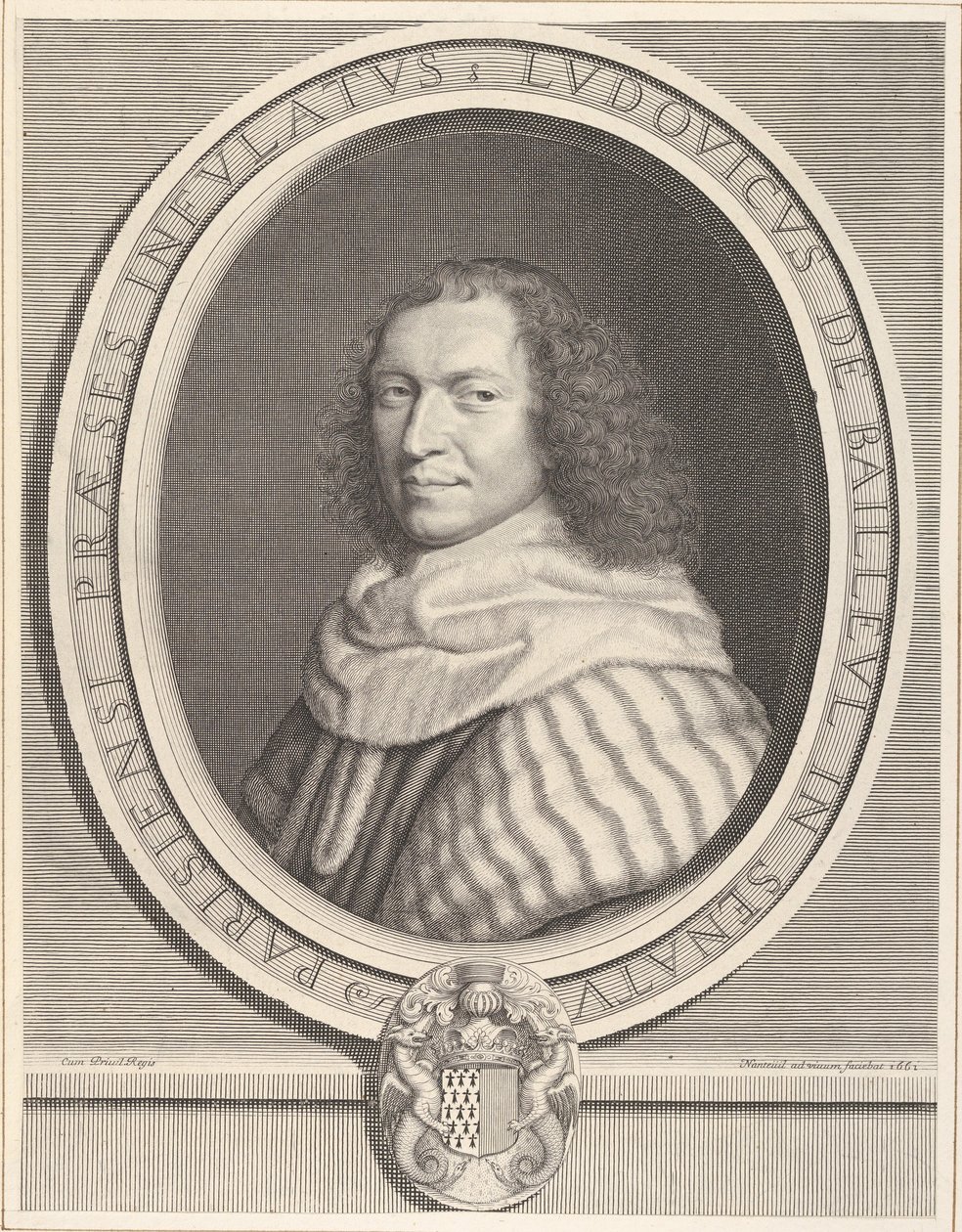 लुई-डोमिनिक डी बैलेउल, 1660। द्वारा रॉबर्ट नेंटुइल