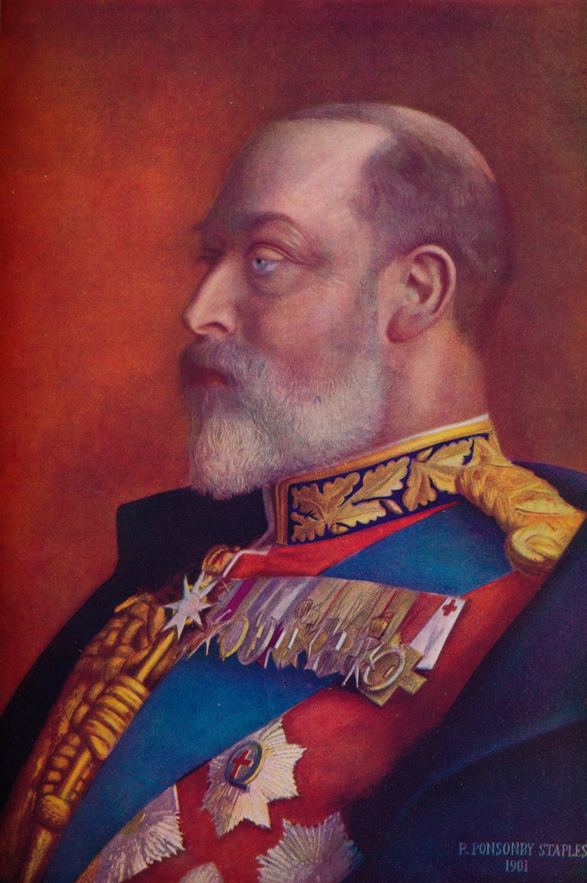 राजा एडवर्ड VII अपने शासनकाल के पहले वर्ष में, 1901 1910 द्वारा रॉबर्ट पॉन्सोबी स्टेपल्स