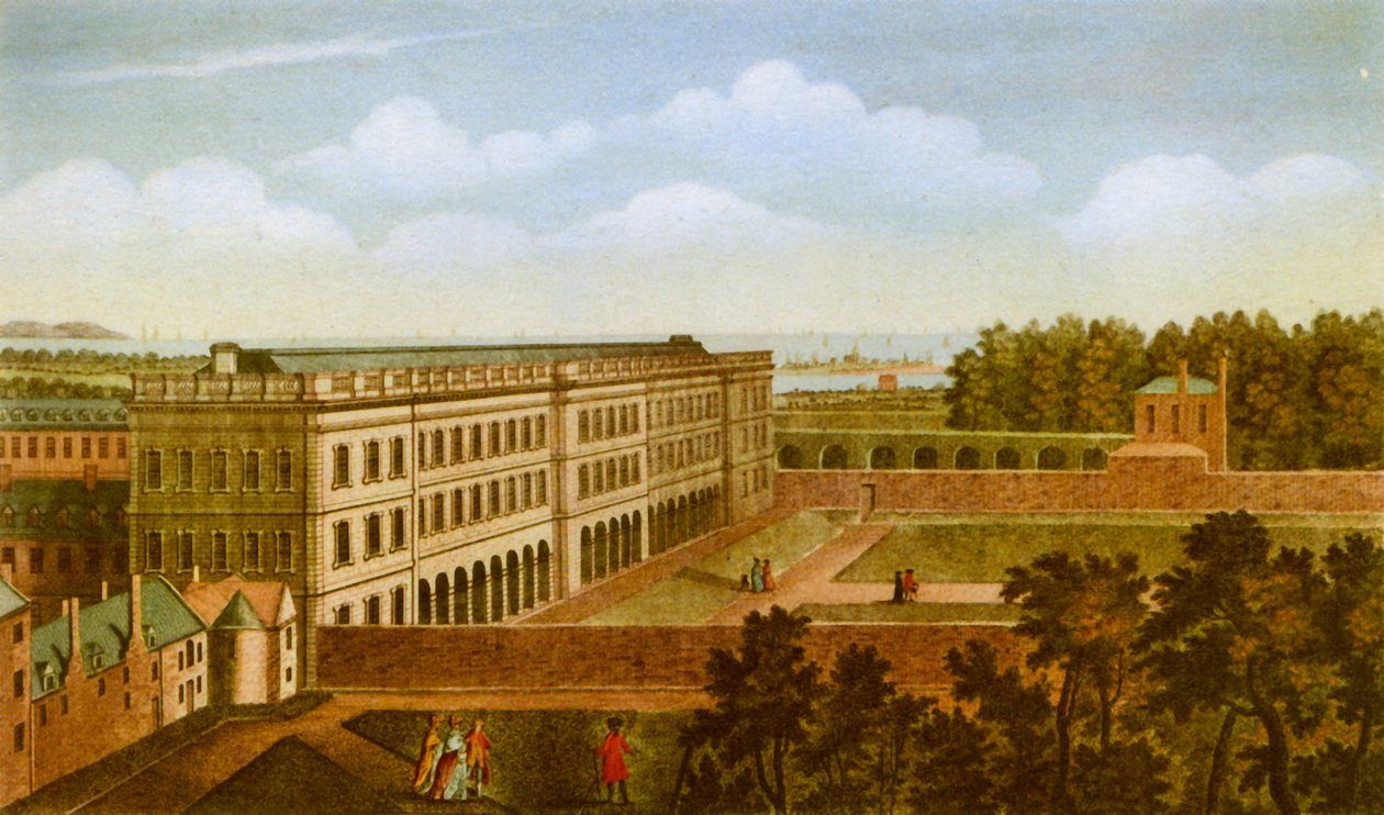 द लाइब्रेरी ऑफ़ ट्रिनिटी कॉलेज, डबलिन, c1760, 1943। द्वारा रॉबर्ट सेयर