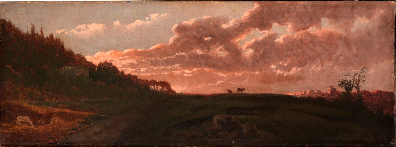 रोमांटिक लैंडस्केप, 1871। द्वारा रॉबर्ट सेल्डन डंकनसन