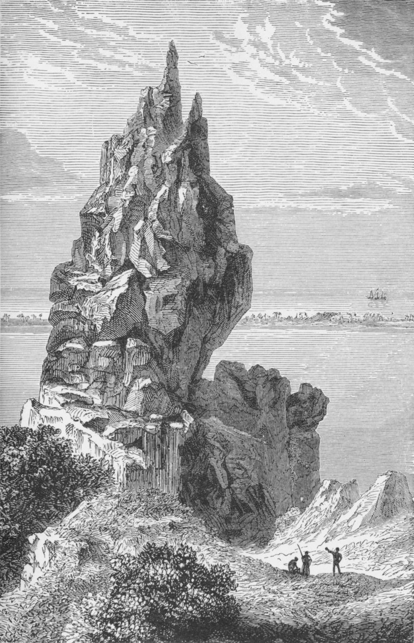 बोरबोरा की चोटी और बैरियर-रीफ, c1885, 1890 द्वारा रॉबर्ट टेलर प्रिटचेट