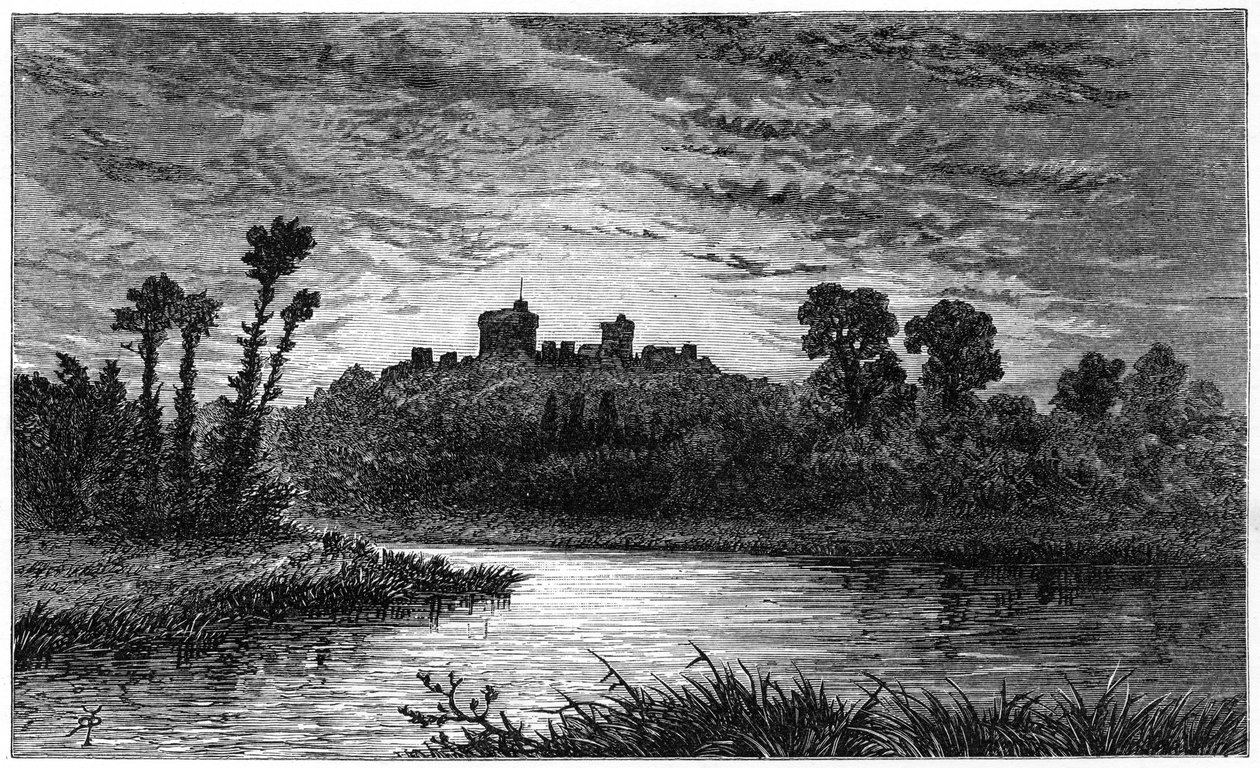 विंडसर, पूर्व दृष्टिकोण से, 1880। द्वारा रॉबर्ट टेलर प्रिटचेट