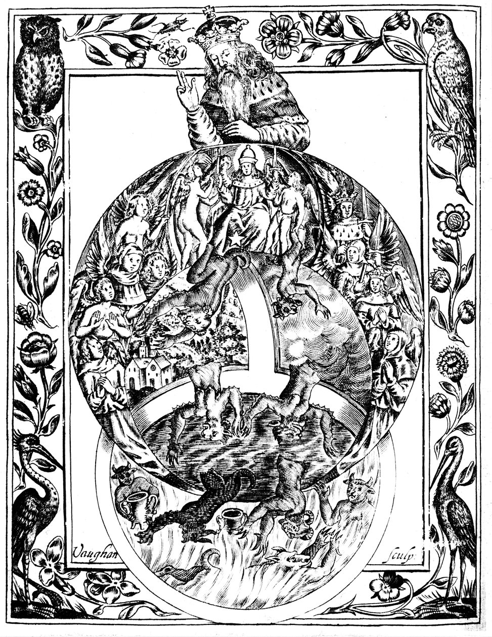 चर्च का पदानुक्रम, 1652 द्वारा रॉबर्ट वॉन