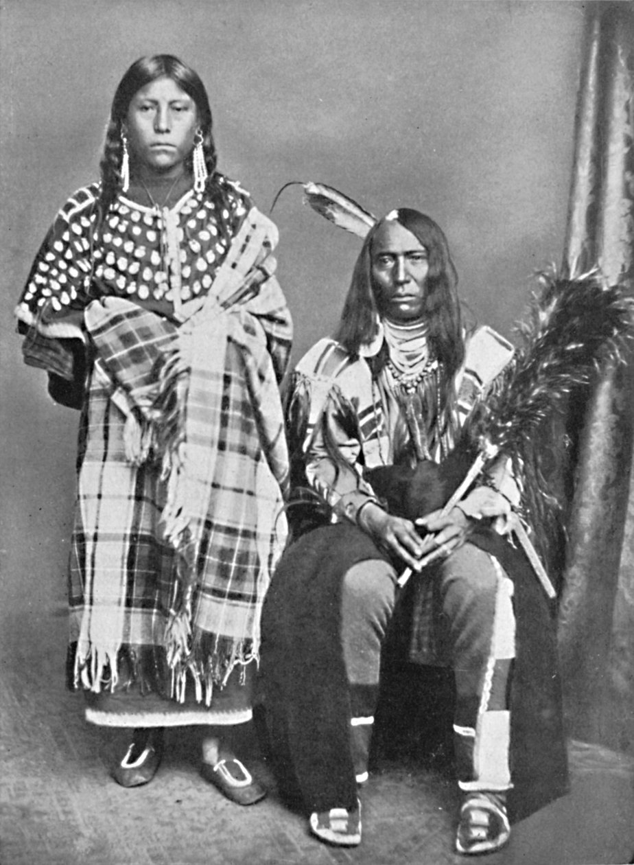 एक Sioux प्रमुख और उनके स्क्वा, 1912 द्वारा रॉबर्ट विल्सन शुफ़ल्ड