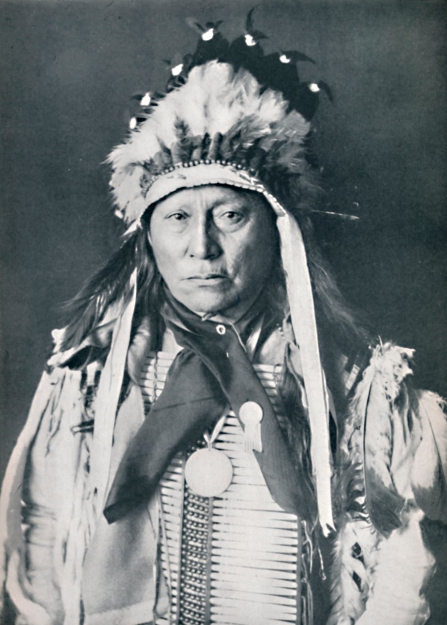 उनके युद्धपोत, 1912 में एक Sioux प्रमुख द्वारा रॉबर्ट विल्सन शुफ़ल्ड