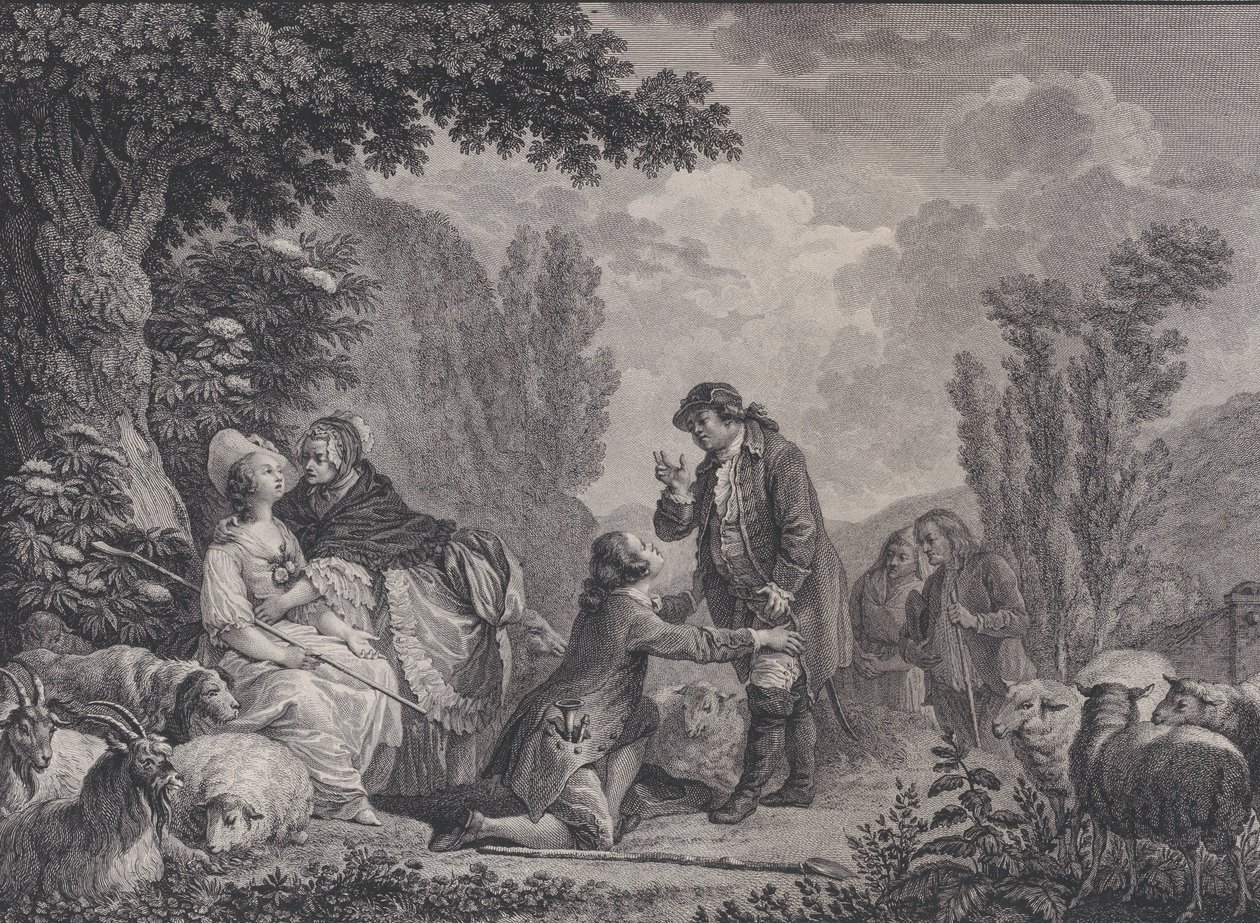फोनरोज़ की पहचान, 1786। द्वारा रॉबर्ट डी लाउने