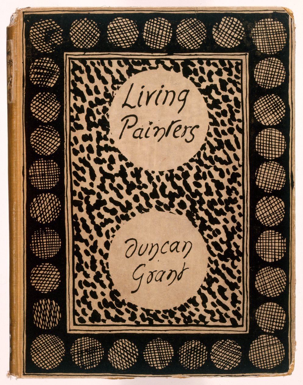 डंकन ग्रांट, 1923 द्वारा &39;लिविंग पेंटर&39; की पुस्तक जैकेट द्वारा रोजर एलियट फ्राई