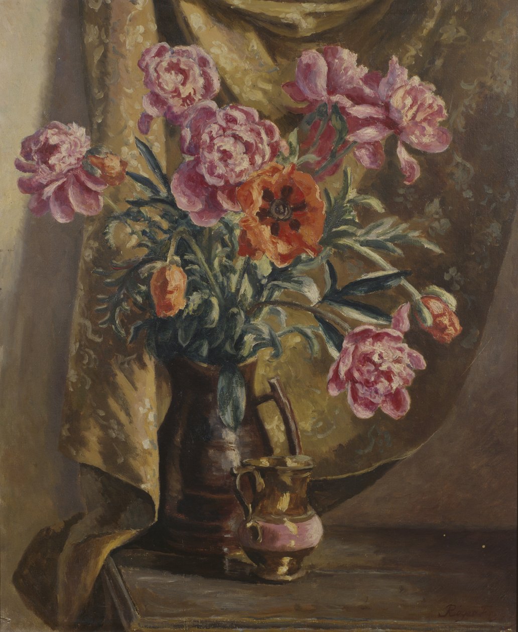 Peonies और Poppies, 1929 द्वारा रोजर एलियट फ्राई