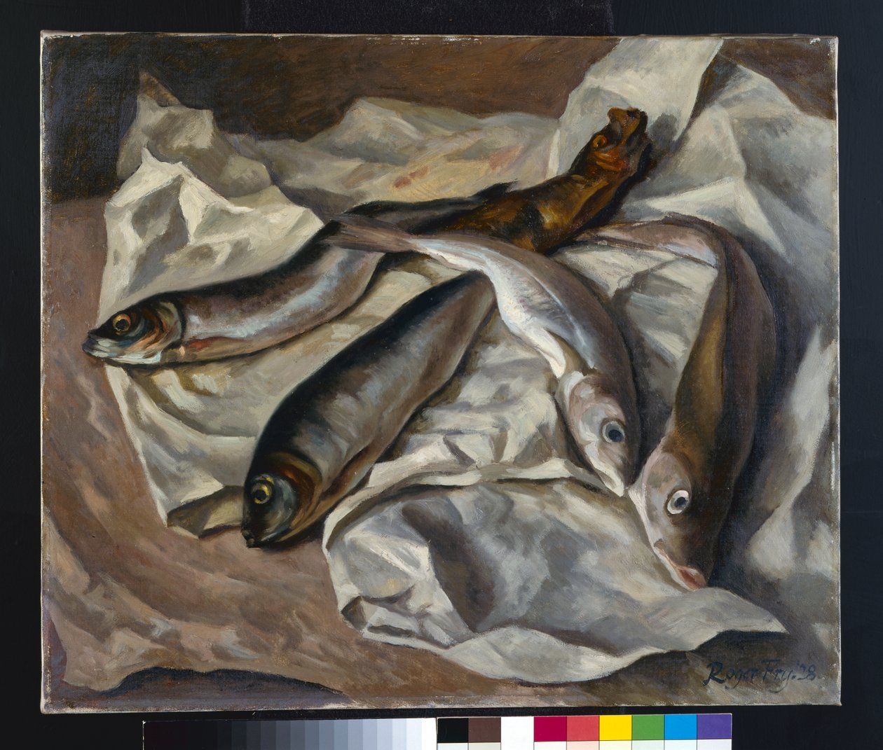 स्टिल लाइफ ऑफ फिश, 1928 द्वारा रोजर एलियट फ्राई