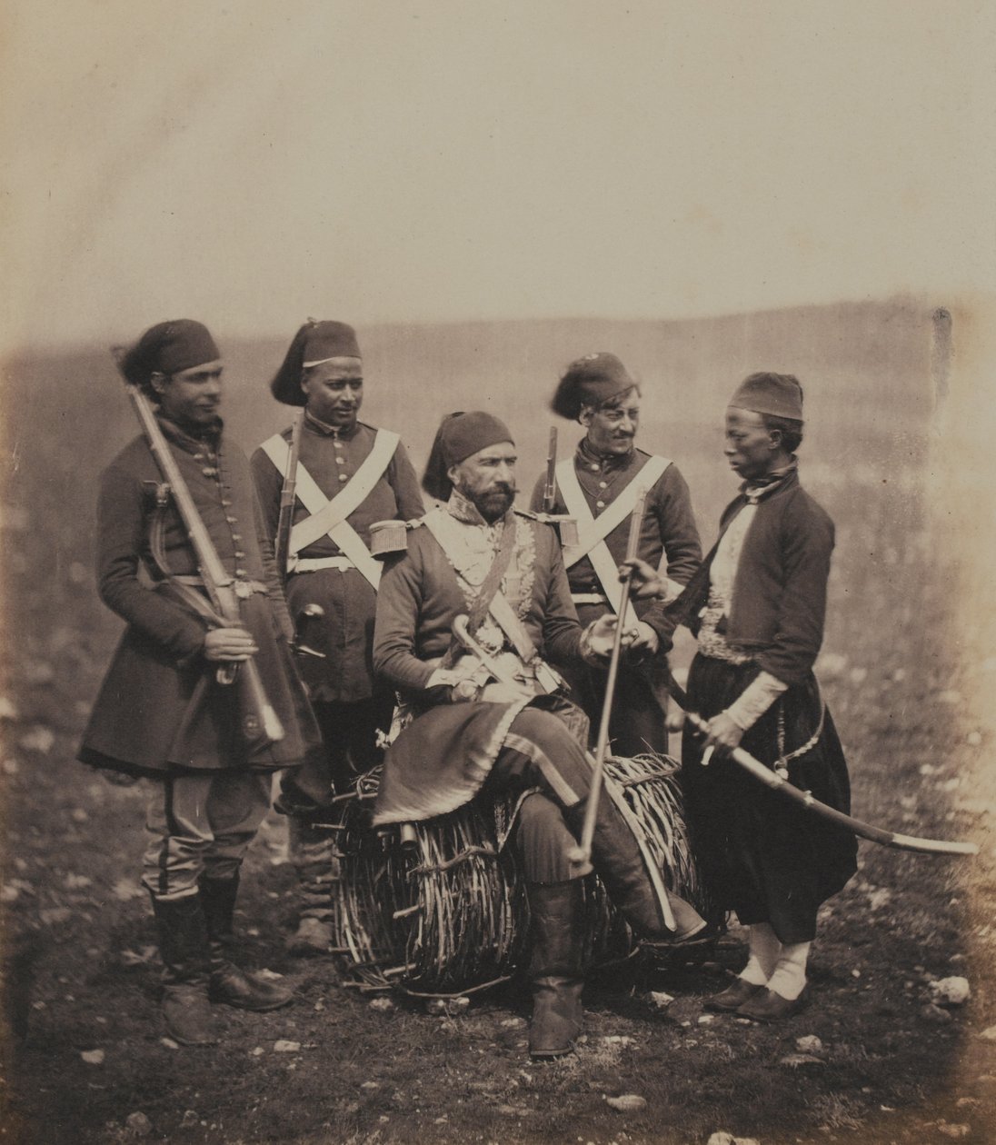 इस्माइल पाशा (1830-95) और सहभागी द्वारा रोजर फेंटन