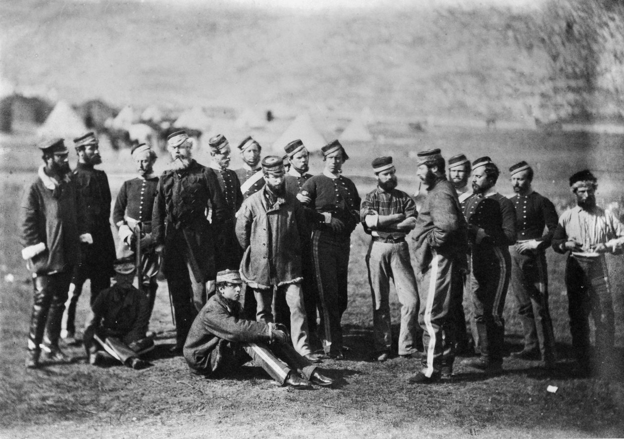बलाक्लावा, 1854, 1855 की लड़ाई के बाद लाइट ड्रगों की 13 वीं रेजिमेंट के बचे द्वारा रोजर फेंटन